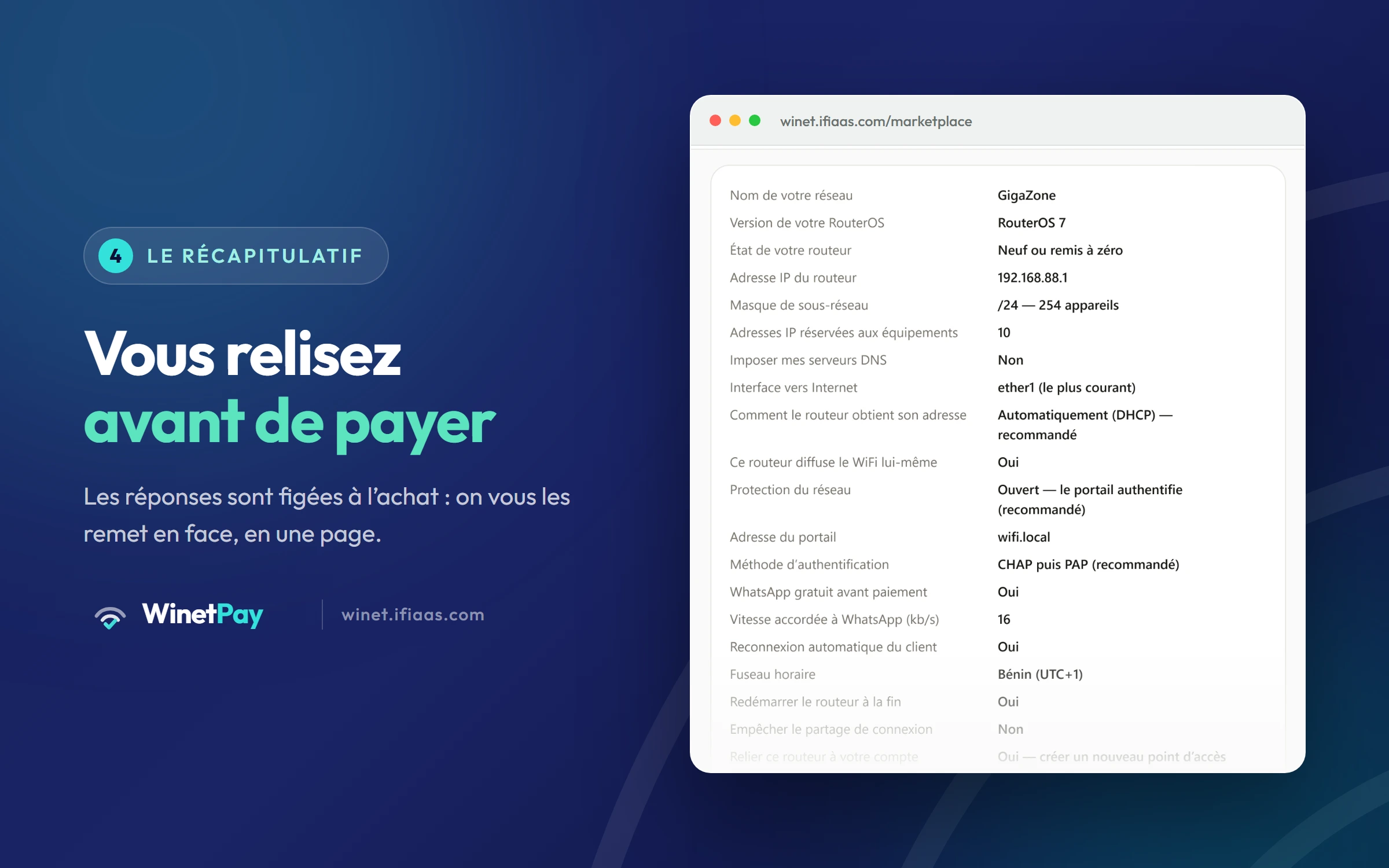 Vous relisez avant de payer